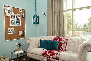 Cool Idea: A Curtain-Paneled Sofa