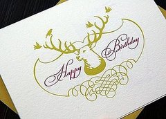 The Card Shop: Turtle Papers Happy Birthday Deer Card Set The Card Shop: Turtle Papers Happy Birthday Deer Card Set