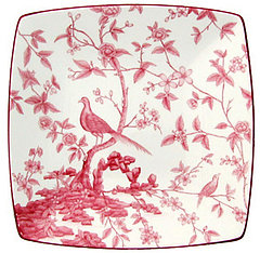 Crave Worthy: Chinoise Garden Bird Toile Plate Set