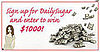 Sign Up For DailySugar, Win $1,000!