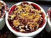 Recipe For a Plum and Pistachio Crumble