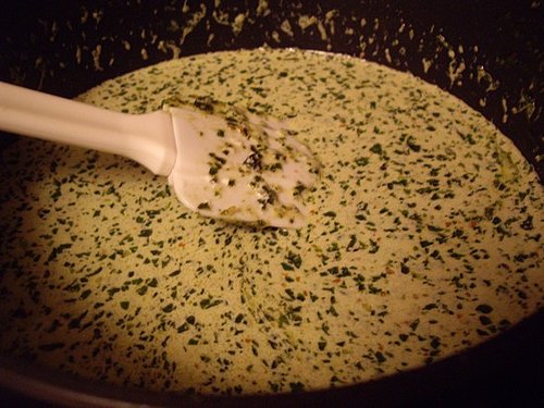 Creamy Pesto Spaghetti with Meatballs Creamy Pesto Spaghetti with Meatballs
