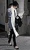 Katie Holmes Leaving Apartment in NYC in Extra Long Scarf