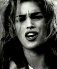 Cindy Crawford Imitating Dennis Leary in House of Style Commercial