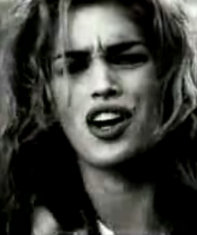 Cindy Crawford Imitating Dennis Leary in House of Style Commercial