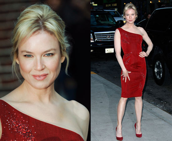 Photos of Renee Zellweger at David Letterman Show In New York City Photos of Renee Zellweger at David Letterman Show In New York City