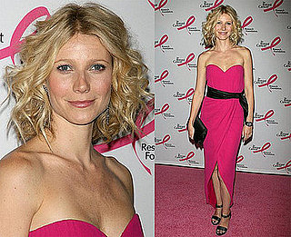 Gwyneth Paltrow in vintage Christian Dior at the Breast Cancer Research Foundation in NYC