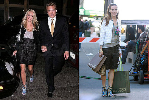 Who Wore It Better? Blue and Green Balenciaga Gladiator Sandals