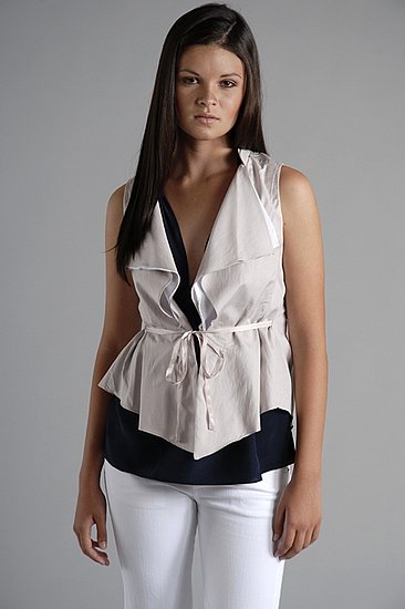 Plastic Island Drop Collar Vest