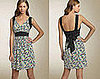 Fab Finger Discount: BCBG Max Azria Painted Squares Banded Waist Dress