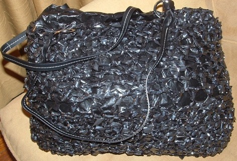 Crocheted VHS Tape Bag . . . Enough Said 