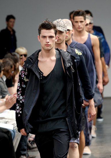 Male Models at Menswear Milan Fashion Week Male Models at Menswear Milan Fashion Week
