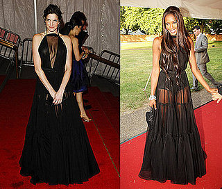 Who Wore It Better? Sheer Black Maxi Dress 