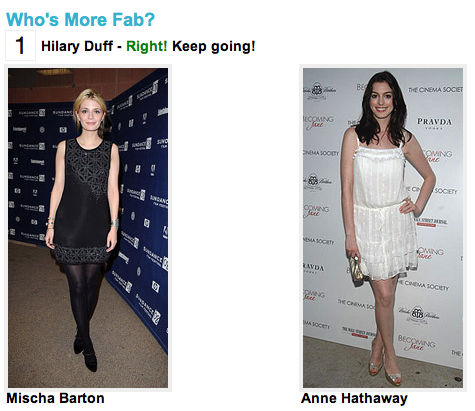 Play Who's More Fab and Win Up to $5,000!