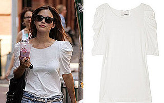 Rachel Bilson wearing Phillip Lim's Ruched Sleeve Top