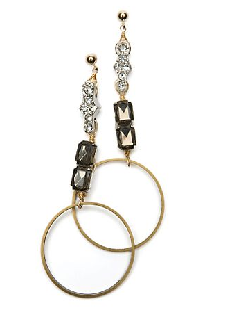 Beth Lauren Crystal Ring Earrings Beth Lauren Crystal Ring Earrings