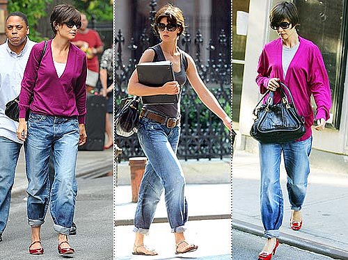 Katie Holmes Really Loves Her Pegged Jeans 