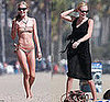 Kate Bosworth in Diane von Furstenberg Bandeau Bikini on the Beach