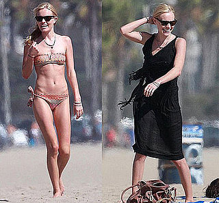 Kate Bosworth in Diane von Furstenberg Bandeau Bikini on the Beach