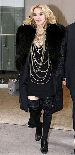 Madonna Wears Givenchy's Fall Collection in NYC
