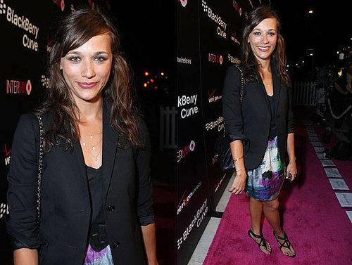 Actress Rashida Jones Attends the Launch Party For the New Pink BlackBerry Curve From Verizon Wireless at Intermix