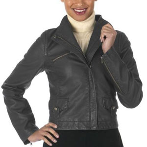 Fabworthy: Mossimo Faux Leather Biker Jacket 