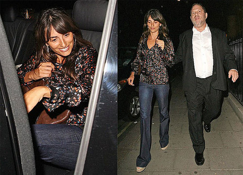 Penelope Cruz Has Dinner with Harvey Weinstein in London Wearing Chloe's Mini Star Print Top