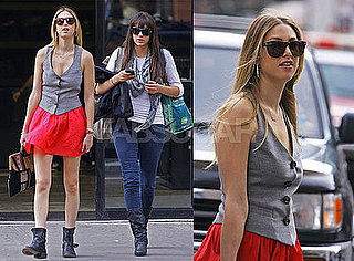 Whitney Port Wearing Diane von Furstenberg While Out and About in NYC