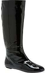 The Look For Less: Yves Saint Laurent Flat Patent Boots 