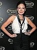 Lindsay Price in an Ivory Top With Black Tie at Third Annual Hennessy Artistry Concert Series Finale