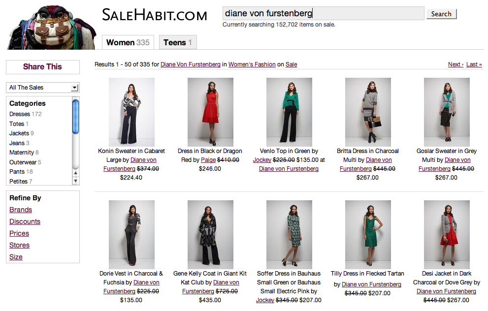 Fashion Recession: The Sale Motherlode at SaleHabit.com Fashion Recession: The Sale Motherlode at SaleHabit.com
