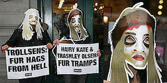 Freaky or Fabulous? PETA Protests the Olsen Book Signing Freaky or Fabulous? PETA Protests the Olsen Book Signing