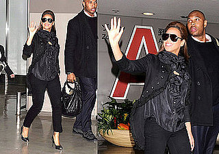 Beyonce Knowles Wears an Alexander McQueen Jacket From New York to Tokyo