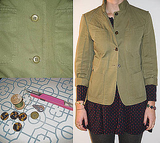 She's Crafty: New Buttons, New Jacket