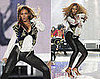 Beyonce Knowles Performs in Alexander McQueen Velvet Waistcoat at 2008 World Music Awards