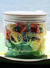 Simply Fab: Planet Blue Tie-Dye Hair Ties 