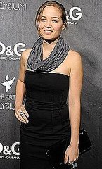 Erika Christensen Wearing a Tube Scarf at D&G Party in LA