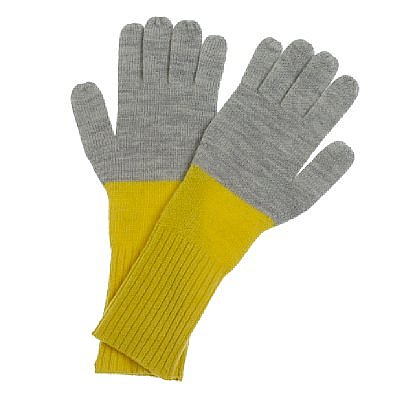 Colorblock candy gloves