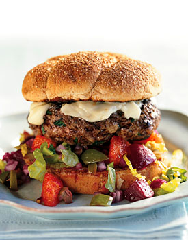 Moroccan-Spiced Lamb Burgers Moroccan-Spiced Lamb Burgers