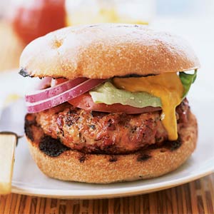 Lucques Pork Burger Lucques Pork Burger