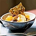 Caramel, Orange, and Date Sundaes