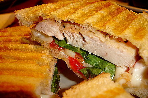Grilled Chicken and Mozzarella Panini Grilled Chicken and Mozzarella Panini
