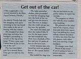 Get Out of the Car!