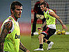 Photos of David Beckham Playing Football in Dubai With AC Milan