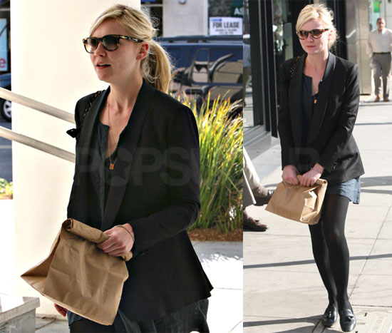 Kirsten Dunst in Black