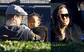 Zahara's Post B-Day Day Out With Brad and Angelina