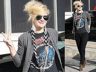 Photos of Drew Barrymore Leaving a Production Office in LA