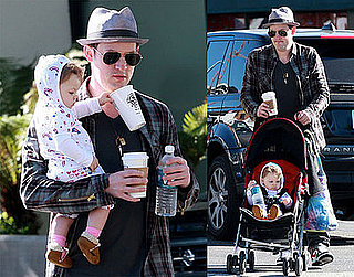 Photos of Joel Madden Holding Harlow Madden in LA, Benji Madden Talks About Being Protective