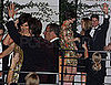 Photos of Katie Holmes Arriving in LA From NYC For Golden Globe Afterparty With Tom Cruise