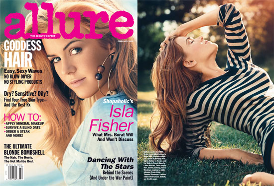 Isla Fisher Allure Magazine